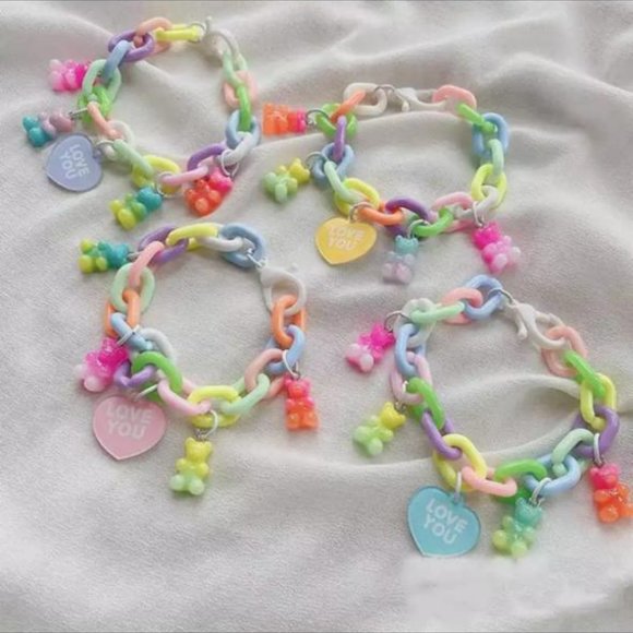 HoneyBunny Jewelry - Korean style bracelet " Gummy bears"